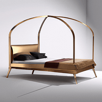 Brass Floating Bed Frame: Expertly Crafted Elegance