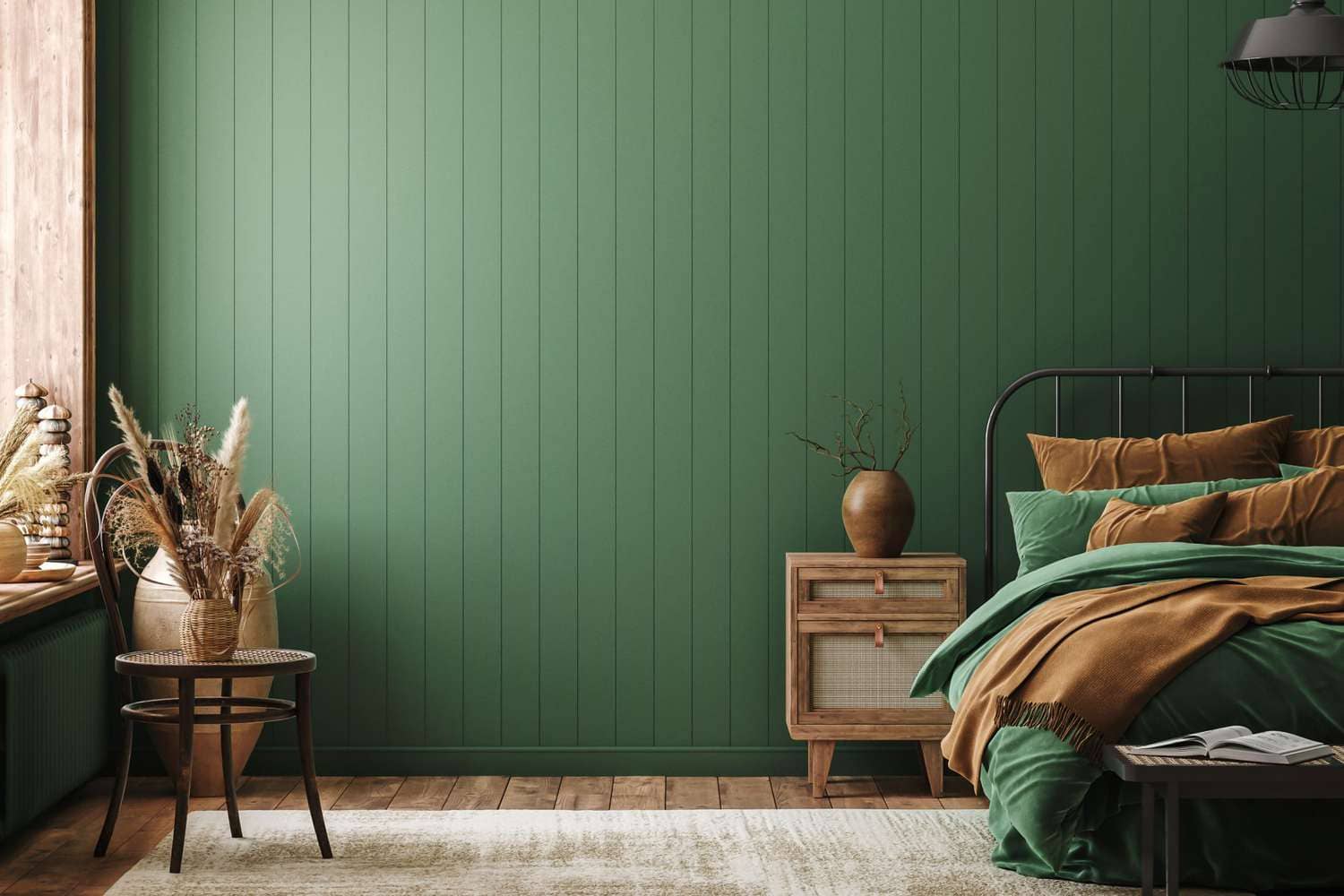 Earthy Green Palette: Connecting With Nature And Promoting Relaxation in the Bedroom